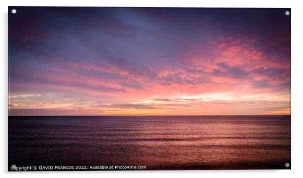 Radiant Montrose Bay Sunrise Acrylic by DAVID FRANCIS