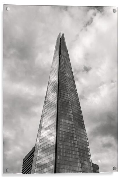 The Shard London Acrylic by Elizabeth Hudson