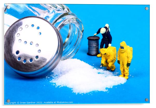 Salt Spill Acrylic by Drew Gardner