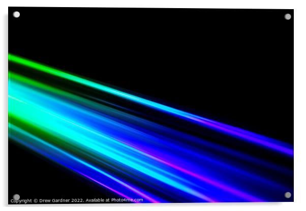 Beams of Prismatic Light Acrylic by Drew Gardner