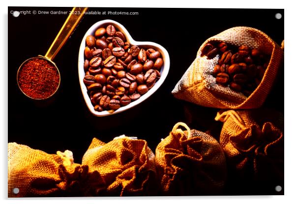 Coffee Acrylic by Drew Gardner