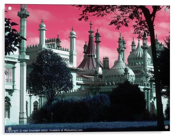Brighton Pavilion surreal Acrylic by Alan Crumlish