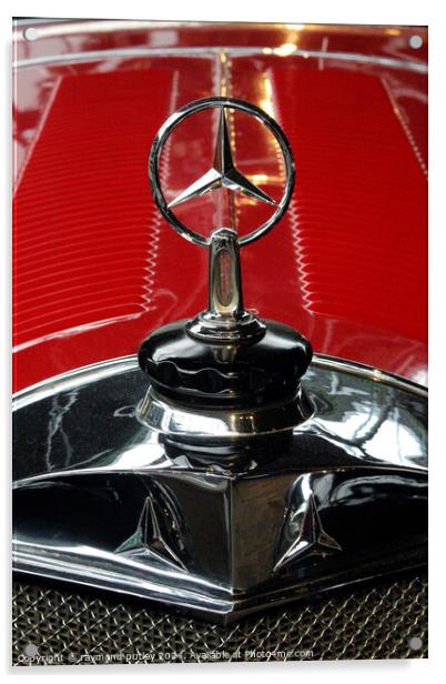1928 Mercedes-Benz Model 36/220  Acrylic by Ray Putley