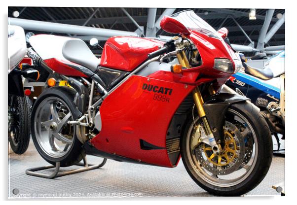 2002 Ducati 998R Acrylic by Ray Putley