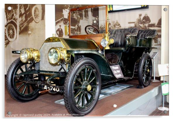 Car at Beaulieu motor museum Acrylic by Ray Putley