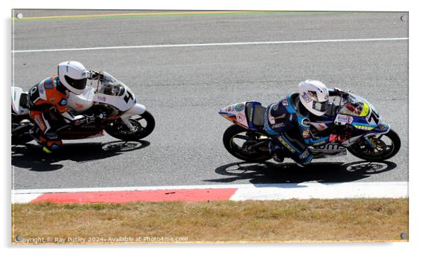 Honda British Talent Cup. Acrylic by Ray Putley