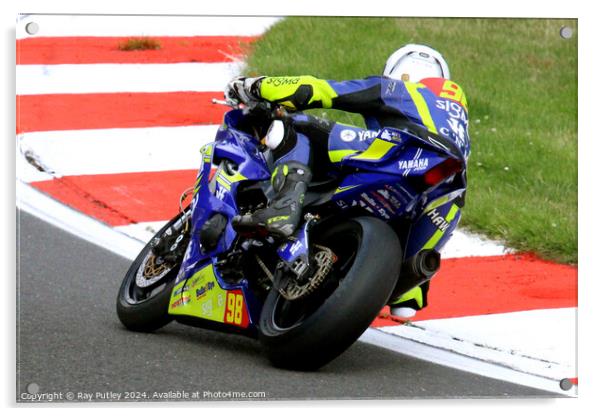 Pirelli National Junior Superstock- Brands Hatch 2 Acrylic by Ray Putley