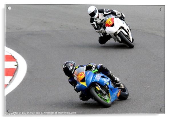 Pirelli National Junior Superstock- Brands Hatch 2 Acrylic by Ray Putley