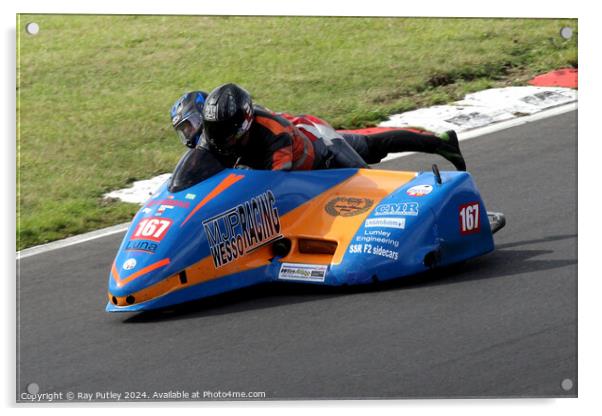 RKB-BMCRC F1 & F2 Sidecars - Brands Hatch 2022 Acrylic by Ray Putley