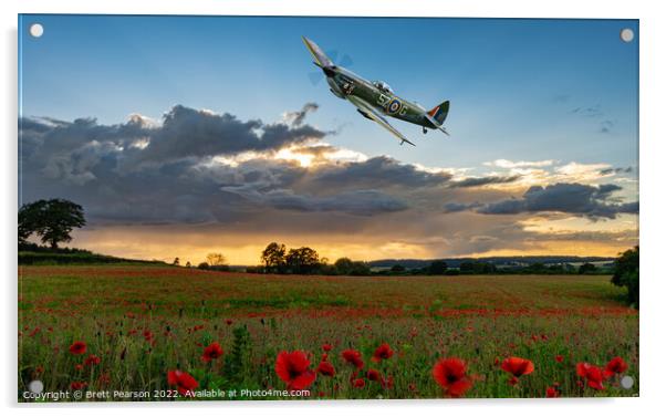 Spitfire Acrylic by Brett Pearson