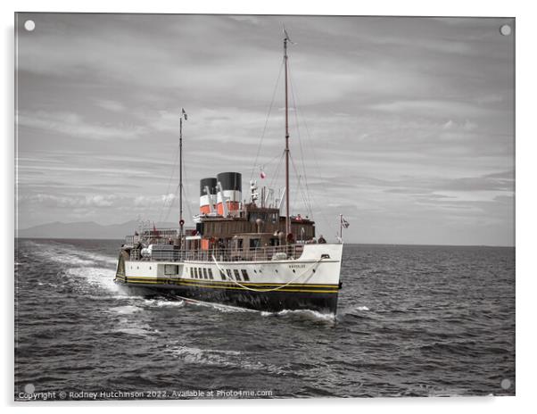 Steamship Waverley Acrylic by Rodney Hutchinson