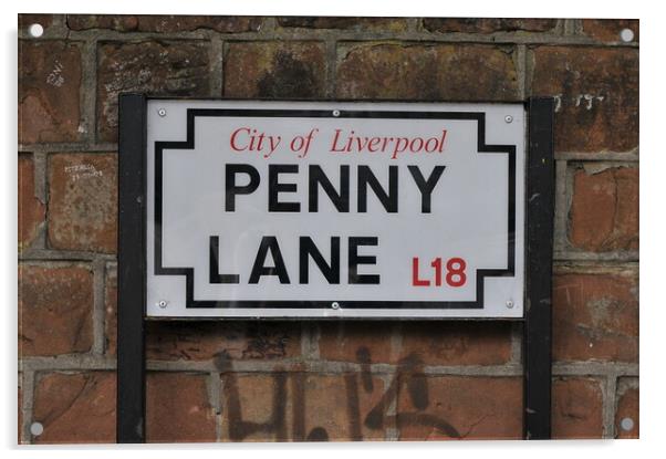 Penny Lane. Acrylic by Stuart Jenner