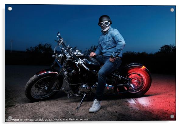 Rider Acrylic by Tomasz Latalski