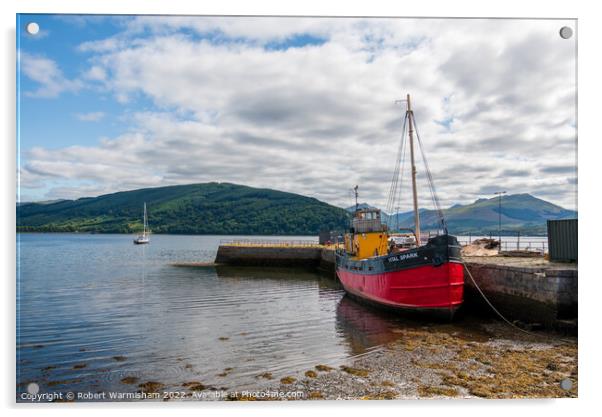 The Vital Spark Inveraray Acrylic by RJW Images