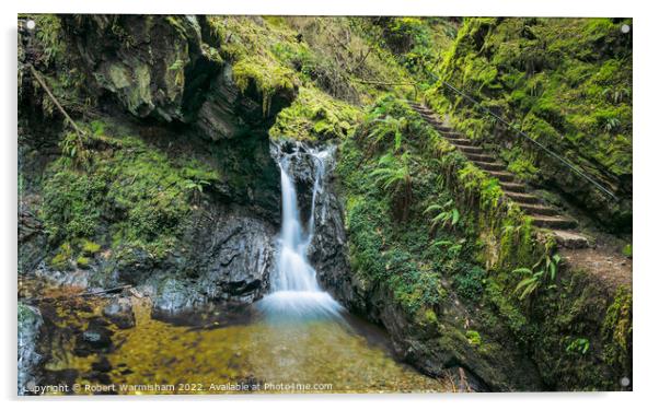 Enchanting Cascading Waterfall Acrylic by RJW Images