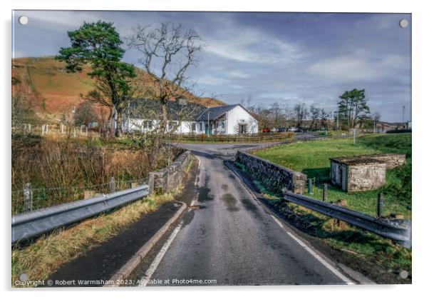 A Serene Escape into the Scottish Countryside Acrylic by RJW Images