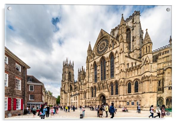 York Minster Acrylic by RJW Images