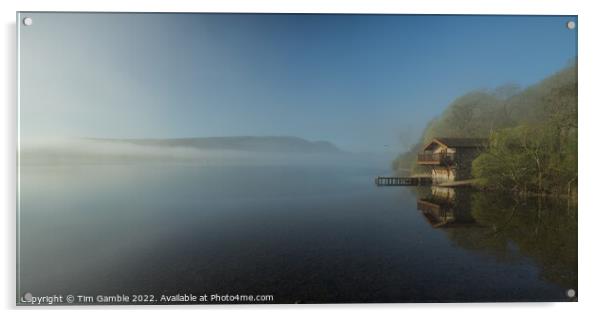 Ullswater Far Boathouse  Acrylic by Tim Gamble