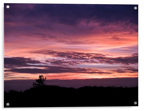 Norfolk Sunset - 2 Acrylic by Roman Czajkowski