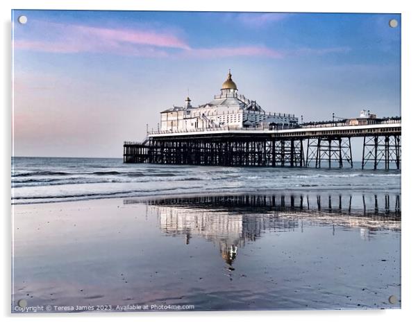 Eastbourne pier   Acrylic by Teresa James