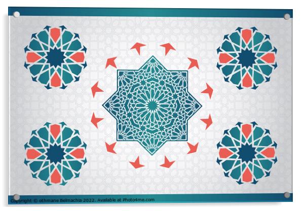 Geometric Islamic Pattern Acrylic by othmane Belmachia