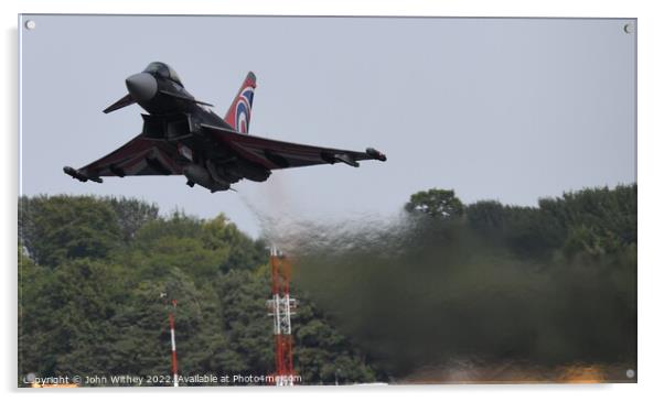 Blackjack Typhoon taking off Acrylic by John Withey