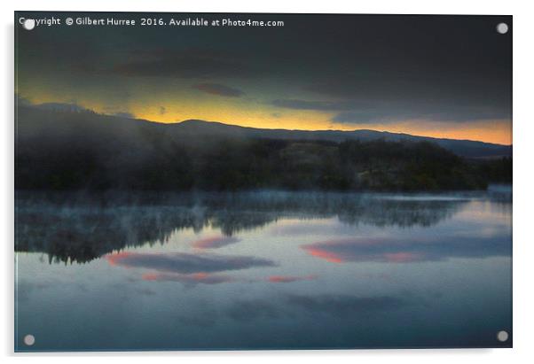 Dawn's Embrace over Loch Awe Acrylic by Gilbert Hurree