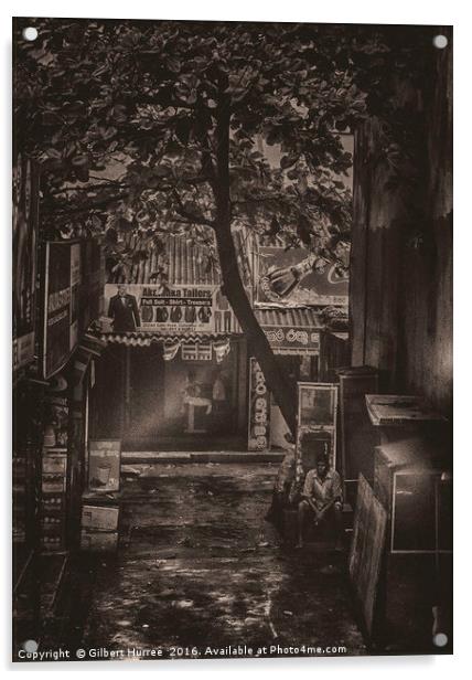 Aromatic Journey Through Kandy's Backstreets Acrylic by Gilbert Hurree
