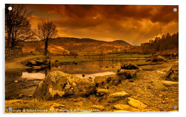 Enchanting Lakeland: The Heart of Cumbria Acrylic by Gilbert Hurree