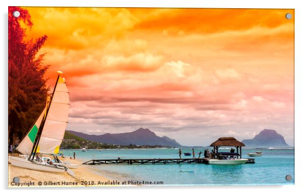 Enchanting Mauritius: Island of Many Cultures Acrylic by Gilbert Hurree