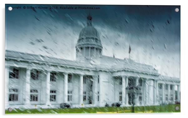 Embracing Sri Lanka's Monsoon Rains Acrylic by Gilbert Hurree