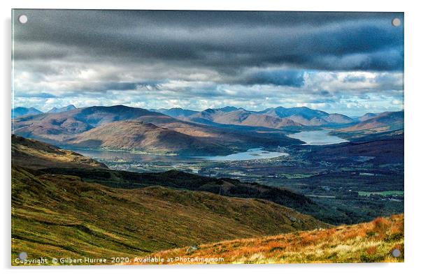 Ben Nevis Scotland Acrylic by Gilbert Hurree