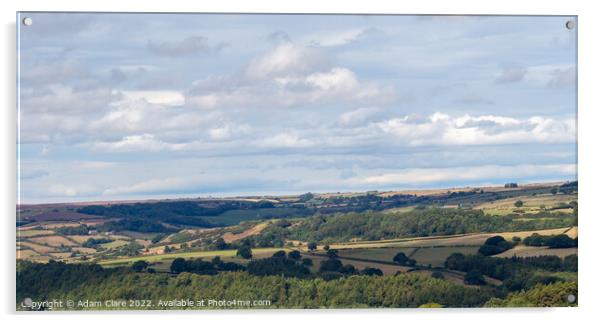 Majestic Moorlands Acrylic by Adam Clare