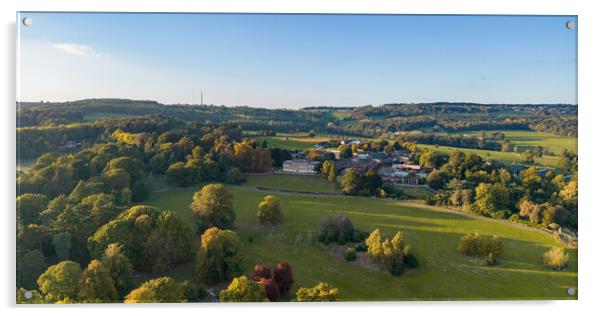 Cannon Hall and Grounds Acrylic by Apollo Aerial Photography