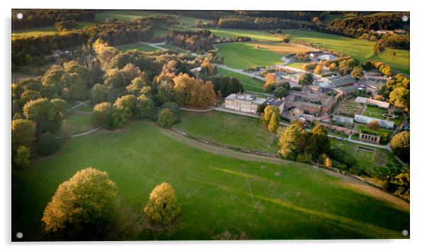 Cannon Hall Acrylic by Apollo Aerial Photography