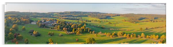 Cannon Hall Panoramic Acrylic by Apollo Aerial Photography