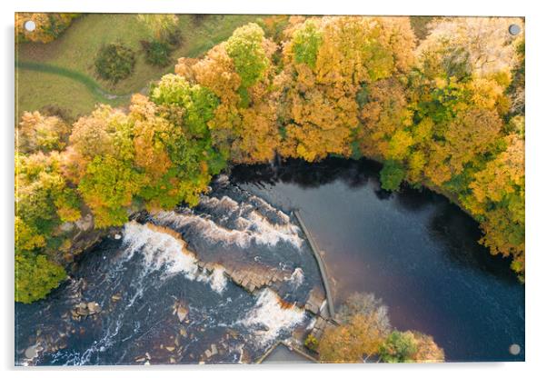 Richmond Falls From Above Acrylic by Apollo Aerial Photography