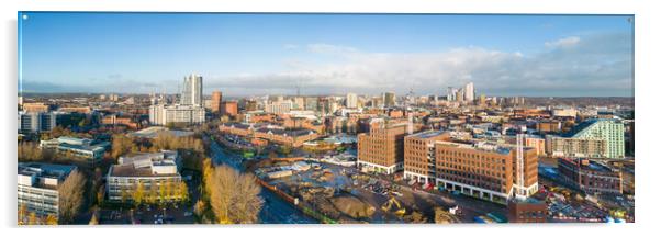 City of Leeds Acrylic by Apollo Aerial Photography