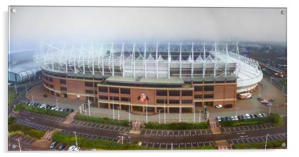 The Stadium Of Light Acrylic by Apollo Aerial Photography