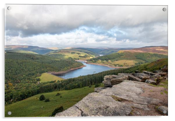 Ladybower & Derwent Valley Acrylic by Apollo Aerial Photography