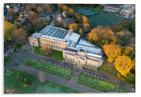 Weston Park Museum Acrylic by Apollo Aerial Photography
