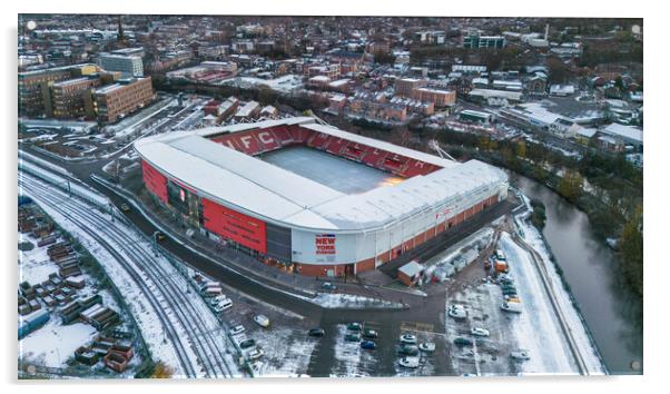 Rotherham United Acrylic by Apollo Aerial Photography