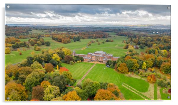 Wentworth Woodhouse North Face Acrylic by Apollo Aerial Photography