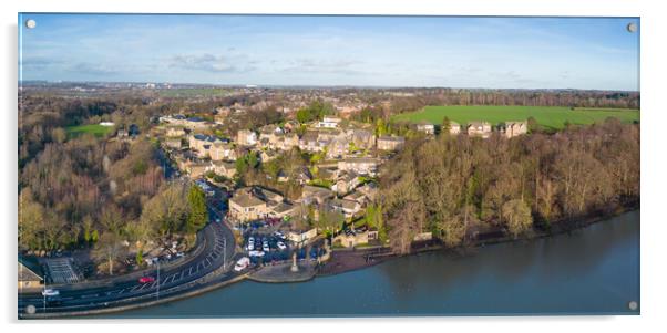 Newmillerdam Acrylic by Apollo Aerial Photography