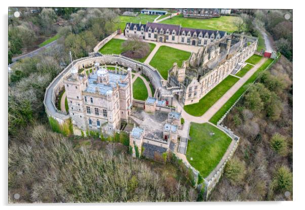 Bolsover Castle Acrylic by Apollo Aerial Photography
