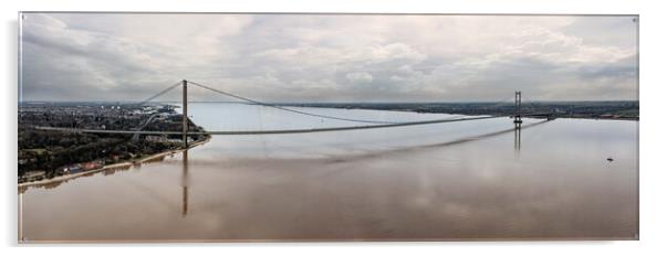 The Humber Bridge Acrylic by Apollo Aerial Photography