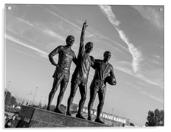 Man United Legends Acrylic by Apollo Aerial Photography