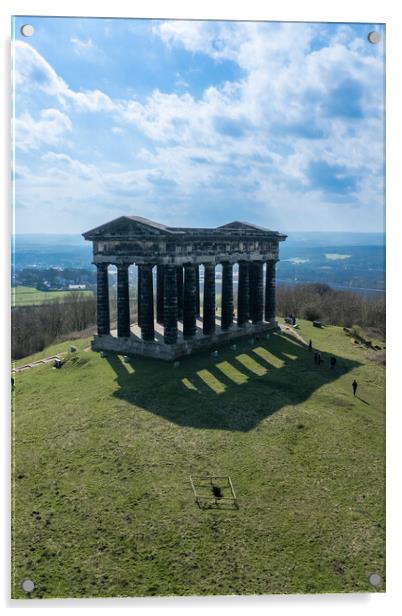 Penshaw Monument Acrylic by Apollo Aerial Photography