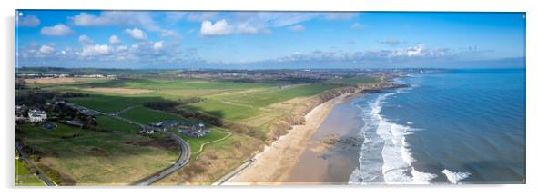 Seaham Glass Beach Acrylic by Apollo Aerial Photography