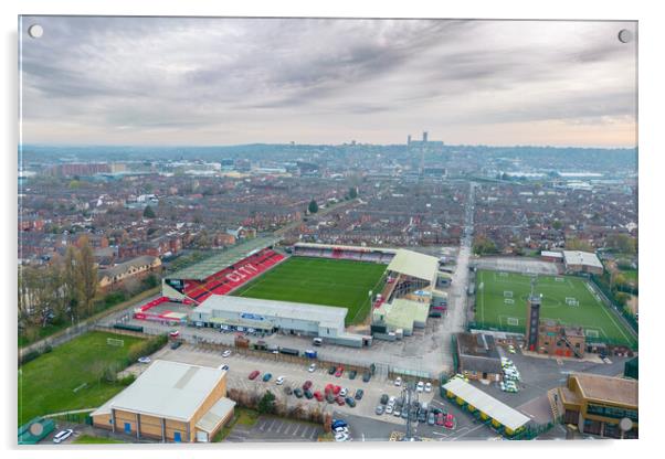 Sincil Bank Stadium Acrylic by Apollo Aerial Photography